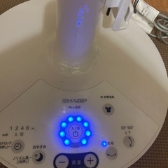 シャープ 扇風機 リビングファン DCタイプ サーキュレーター機能 プラズマクラスター 7000 スタンダード 静音 ホワイト PJ-L2DSの画像