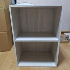 カラーボックス二段