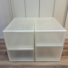 無印良品 収納　4つ
