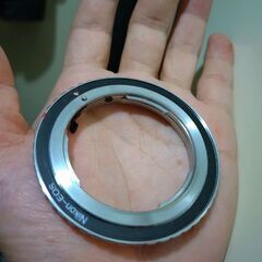 nikon Fマウントレンズ → キャノンEFマウント変換