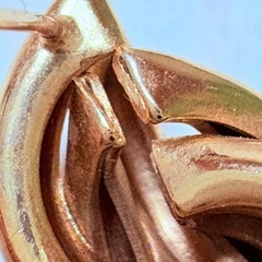 K18刻印 片方のみ ピアスの画像