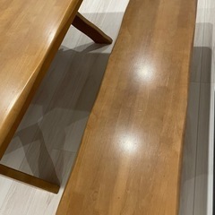 【値下げ交渉対応します】karimoku RUSTIC 4人掛け　ダイニングテーブルセットの画像