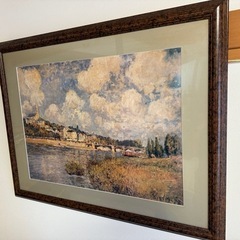 額装ポスター Alfred Sisley《View of Sai...