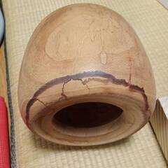 木製火鉢の外側だけの画像
