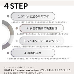 【耳つぼ足つぼジュエリー】オンライン講座