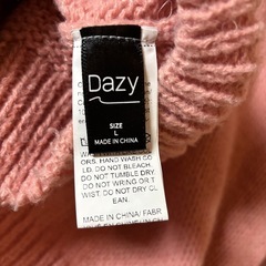 【SHEIN】ニットセーター ドロップショルダー Dazy オーバーサイズの画像
