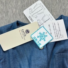 新品　90㎝　デニムワンピースの画像