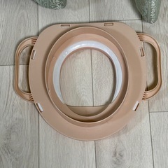 横ハンドル付きキッズ便座 ソフトタイプの画像