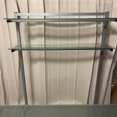 ガラス棚　テレビ台　インテリア棚　の画像
