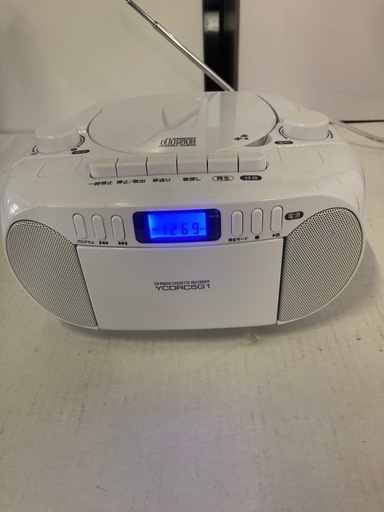 ヤマダセレクトCDラジオカセットレコーダーYCDRC5G1S (リユ-ス