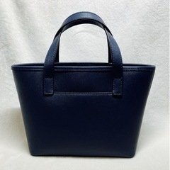 【美品】 マイケルコース MICHAEL KORS ミニトートバッグ ハンドバッグ ネイビーの画像