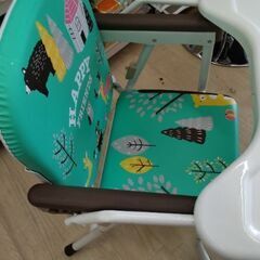 2023年製　西松屋　展示引き上げ品　安全ベルト付き　高級　ベビーチェア　ローチェア　椅子　赤ちゃんの画像