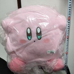 星のカービィ羊毛フェルト風超BIGぬいぐるみ（まんぷく座り）