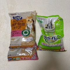 猫　デオトイレ　砂つきの画像