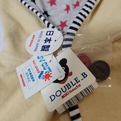 新品 ダブルビー DOUBLE.B 湯上り ポンチョ パイル UV プール 海 日焼け止め 日除け マント バスタオル の画像