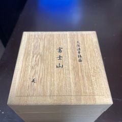未使用　大阪浪華錫器　本錫　富士山ぐい呑(青)の画像