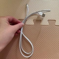 iPhoneライトニングケーブルほぼ未使用の画像