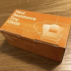 【新品未使用】耐熱タイニーグラス　２個セットの画像