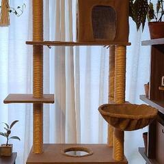 【受け渡し先決定済み】キャットタワー　突っ張り式