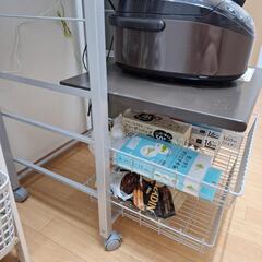 【0円お譲りします】オープンラック レンジ台の画像