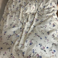 バラの花柄カーテン