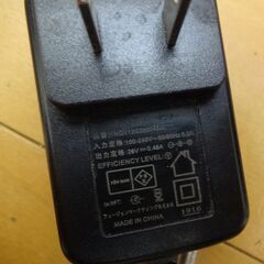 ■充電器のみ■ACアダプター 26V 0.45A YNQX12G260045JL (Dibea コードレス掃除機 E19Pro サイクロン式 スティッククリーナー ハンディ)の画像