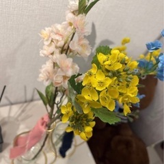 結婚式 造花 フラワーベース付の画像