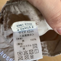 ベビー帽子　42センチの画像