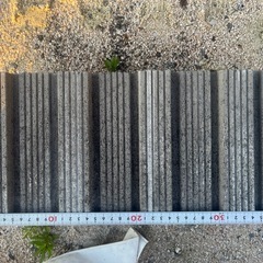 【激安在庫のみ】リブブロック125×190×400 横のみ　アウトレット　グレー　一個500円　700個まで　【直接手渡し】の画像