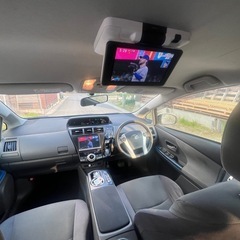 プリウスアルファ7人乗り長い車検の画像