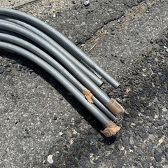 ビニールハウス用スチールパイプ 10本の画像