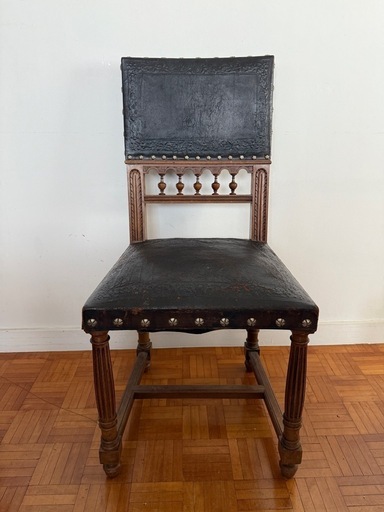 【再値下げ】イギリスアンティークレザーチェア