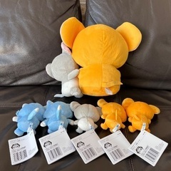 【お値下げ】トム & ジェリーのチャームとぬいぐるみ6点セットの画像