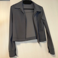 JEANASISジャージダブルZIPシャツの画像