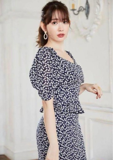 【美品】Her lip to チェリーツーピース　S