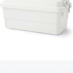 数量3セット　MUJI　無印頑丈ボックス　 特大ケース 幅78×奥行39×高さ37cm 屋外 蓋付き ホワイト　の画像