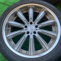 レイズ　ブラックフリート　20×8.5j＋31 pcd114.3 5H ハリアーに☆の画像