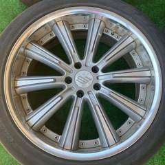 レイズ　ブラックフリート　20×8.5j＋31 pcd114.3 5H ハリアーに☆の画像