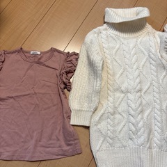 100-120cm程度の女の子、子供服の画像