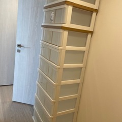 【お譲り先決まりました】収納ケース棚9段の画像