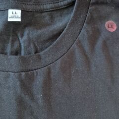 [未使用]メンズTシャツ黒LLの画像