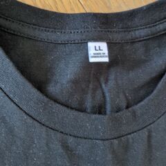[未使用]メンズTシャツ黒LLの画像
