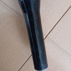 ビニール傘　紫　ドット　レース柄　中古の画像