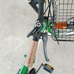 折りたたみ自転車 ACE BUDDY 20インチ 自転車 シマノ６段変速 カゴ 折り畳み自転車の画像