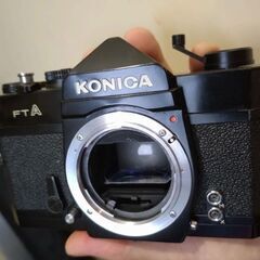 希少なブラック　konica fta 露出計動く