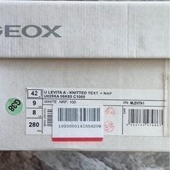 新品　GEOX「LEVITA」トレーナー・ホワイトの画像