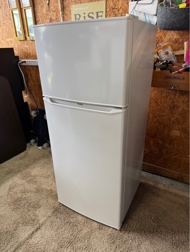 F0405 2ドア冷蔵庫　ハイアール　2020年　130L