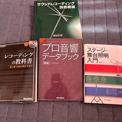 音響、ステージ照明など学びたい人に