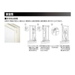 リクセル　中折れ浴室ドア　ドアのみ
の画像