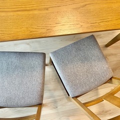 【引取り限定】unico ダイニングテーブル　チェア　セットの画像